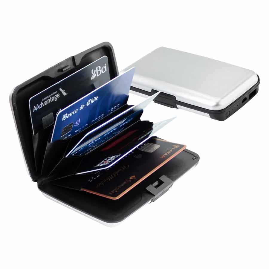 Porta-Tarjetas Anti-Clonación Power Bank 2