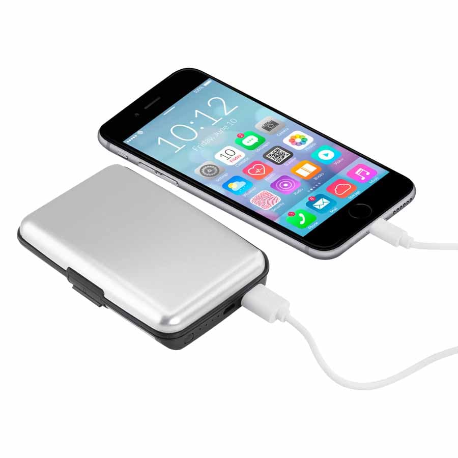 Porta-Tarjetas Anti-Clonación Power Bank 3