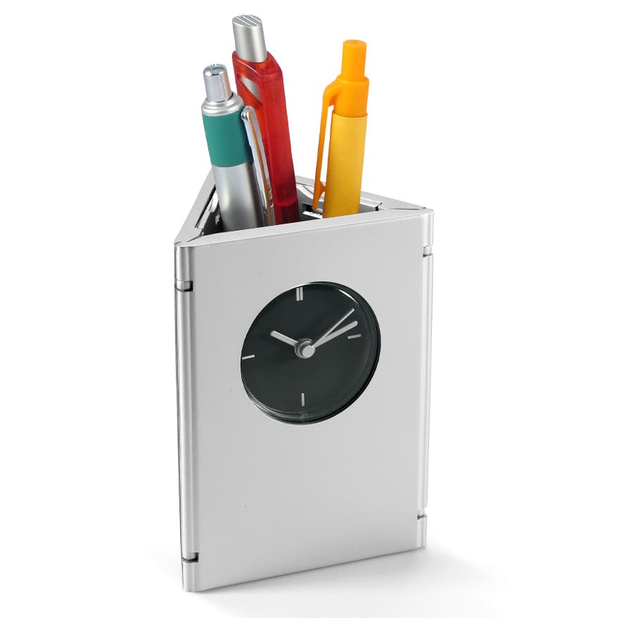 Porta-Lápices con Reloj 3