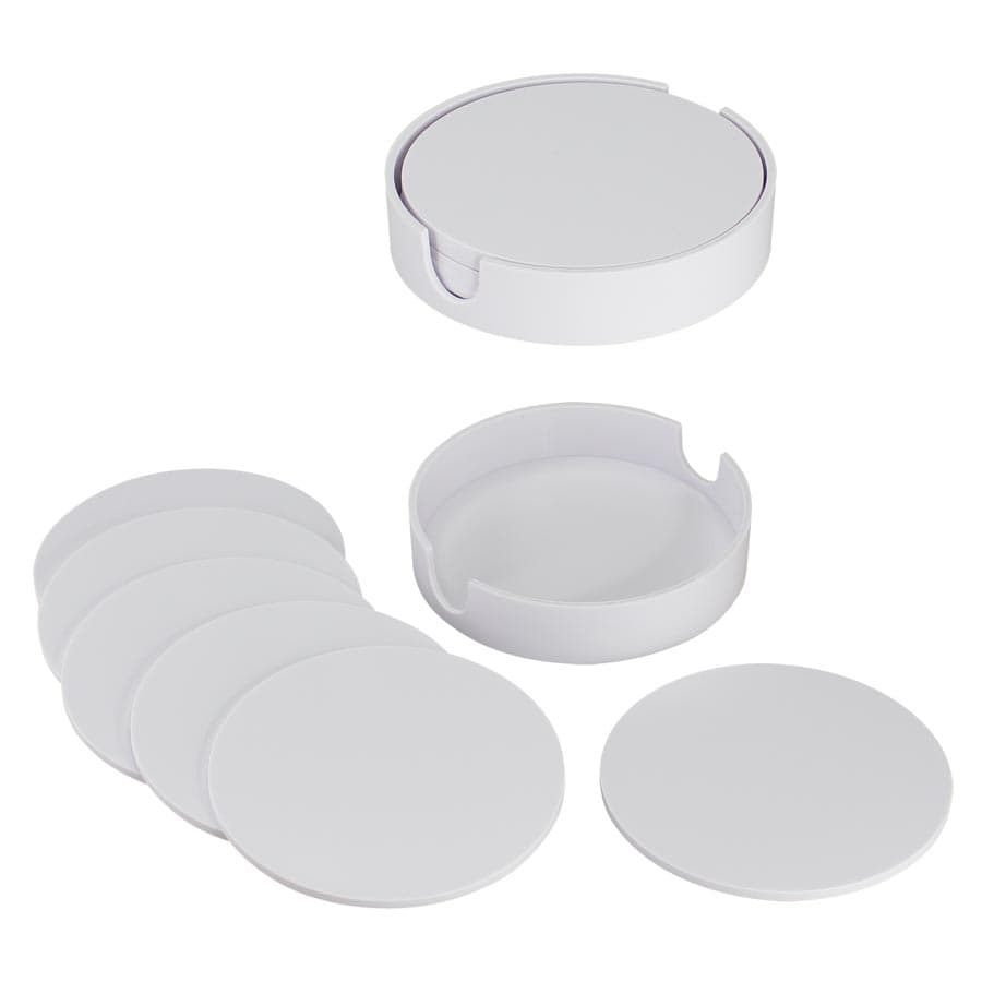 Set de Posavasos Plásticos Redondos 3