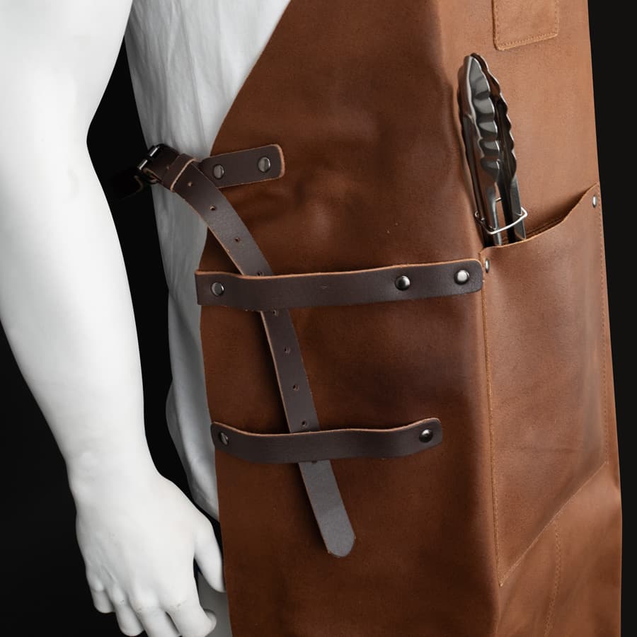 Set Asador de Cuero de Búfalo 4