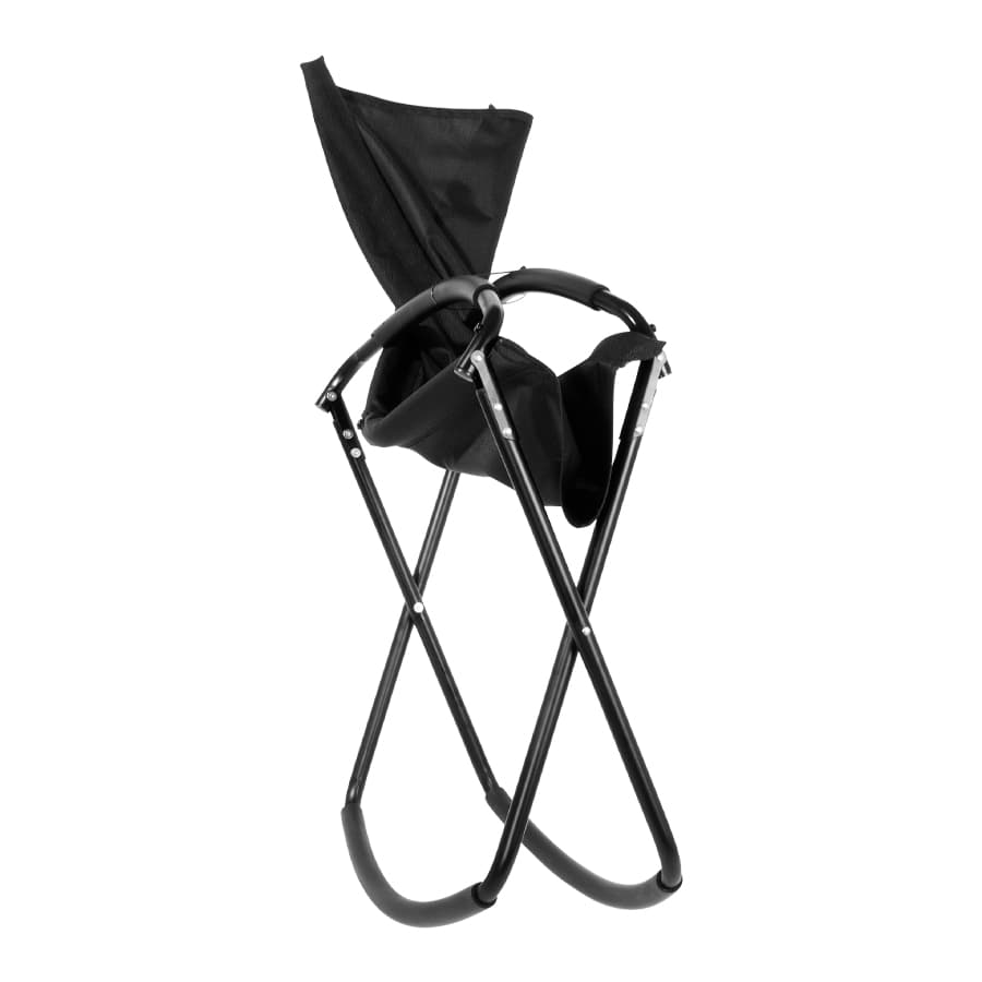 Silla mecedora negra con apoya-brazos 5