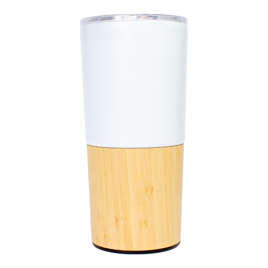 Mug metálico/bamboo «AURUS» 500cc 2