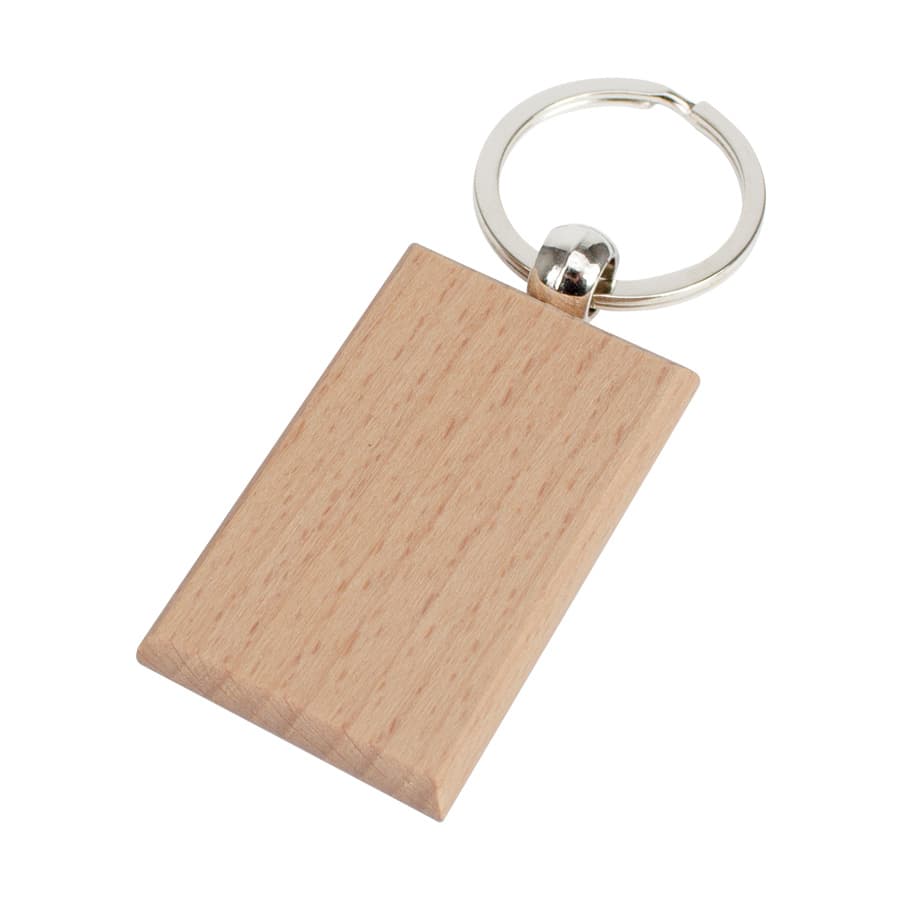 Llavero Rectangular de Madera 2