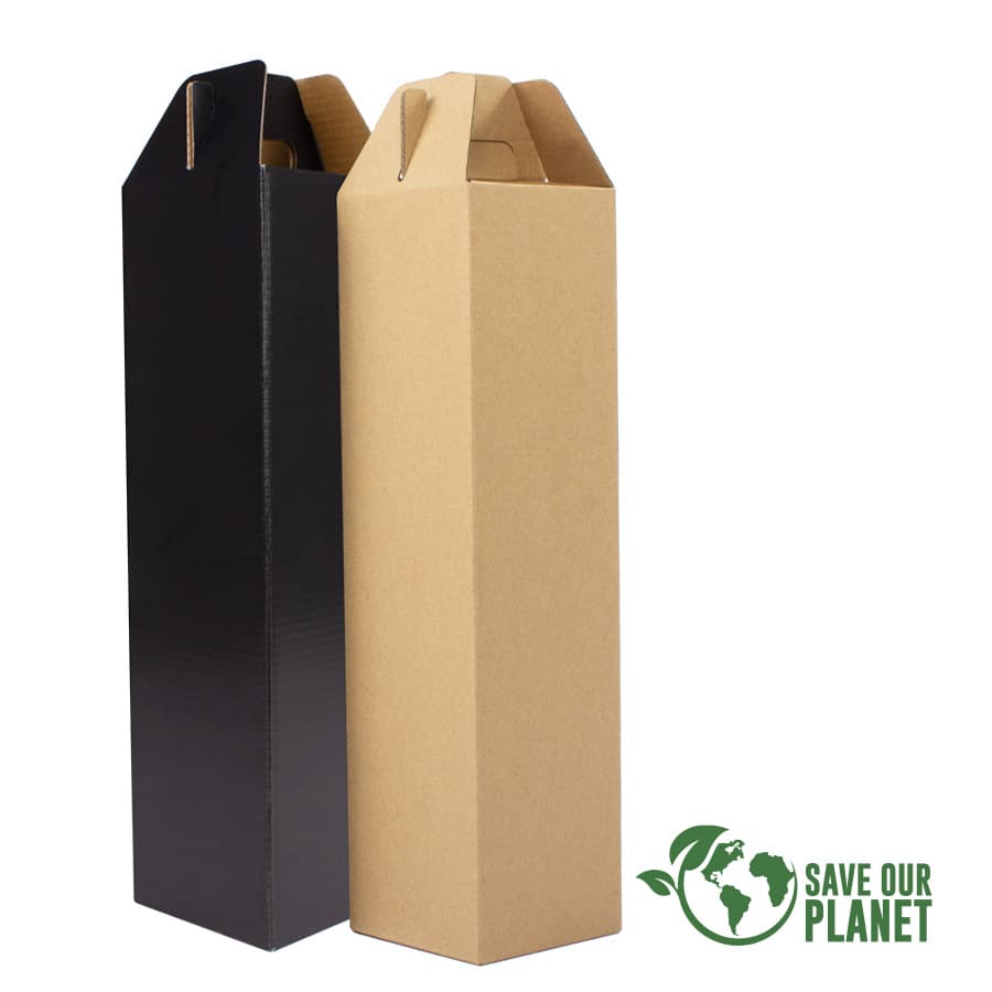 Caja autoarmable para 1 botella Vino