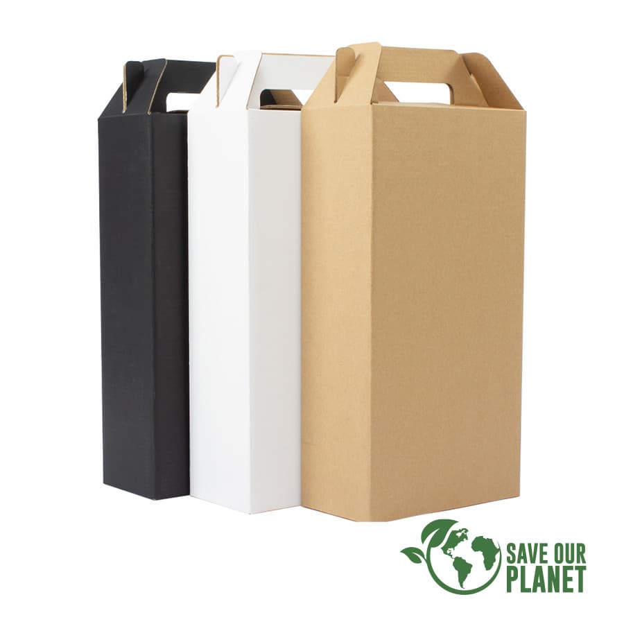 Caja autoarmable para 2 botellas Vino