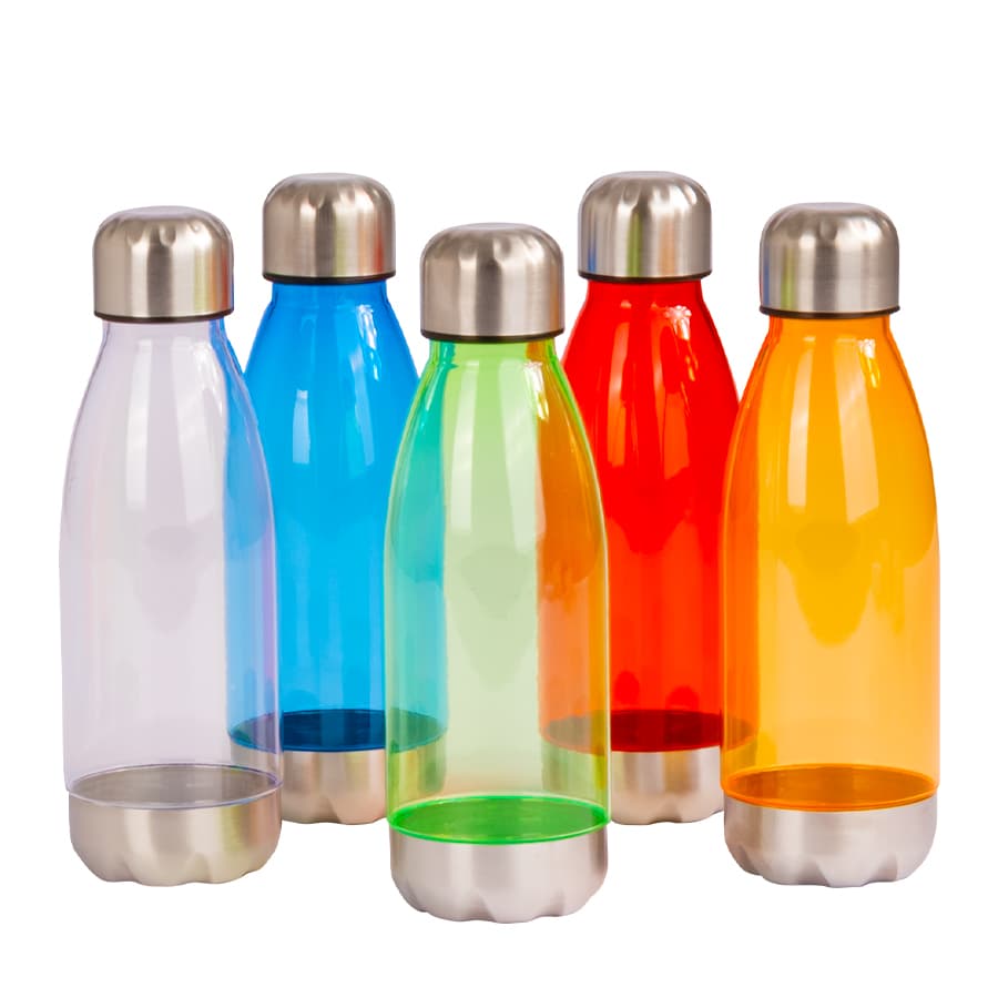Botella plástica tapa Acero «AS» 500cc