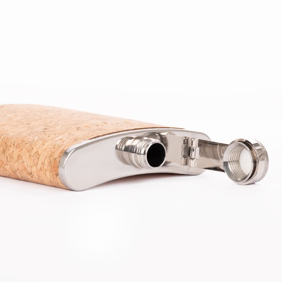 Petaca licorera «CORK» 8 oz 5
