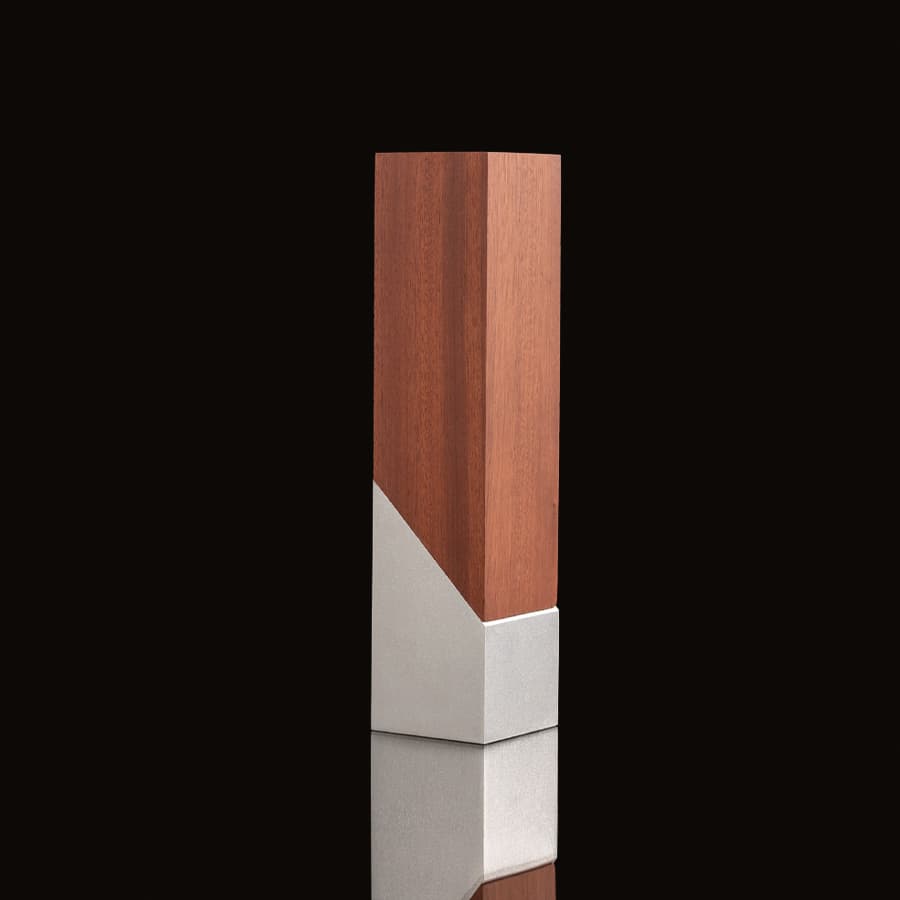 Trofeo de Acero y Madera «LUKAS»