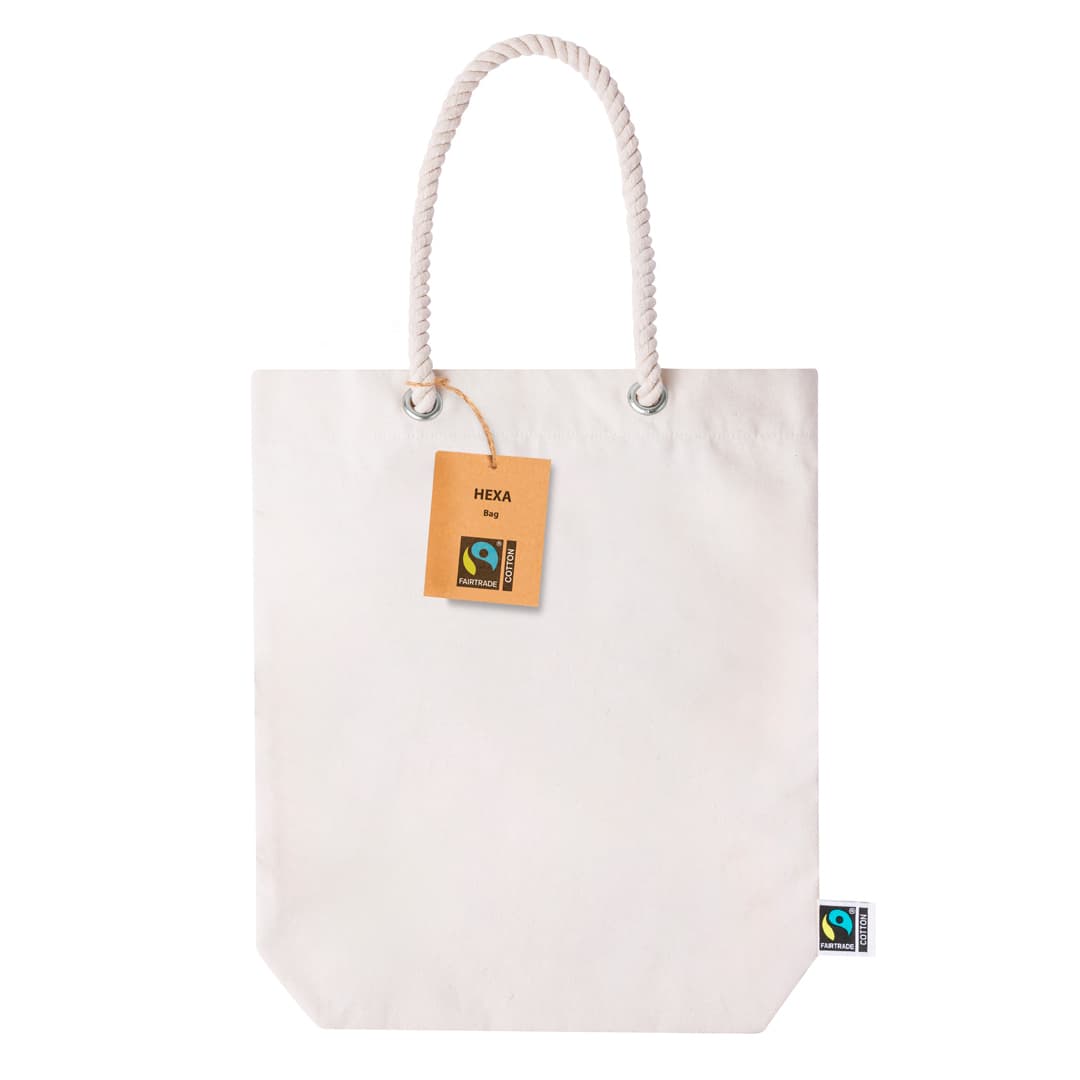 Bolsa Hexa Fairtrade 38 cm x 45 cm x 10.5 cm